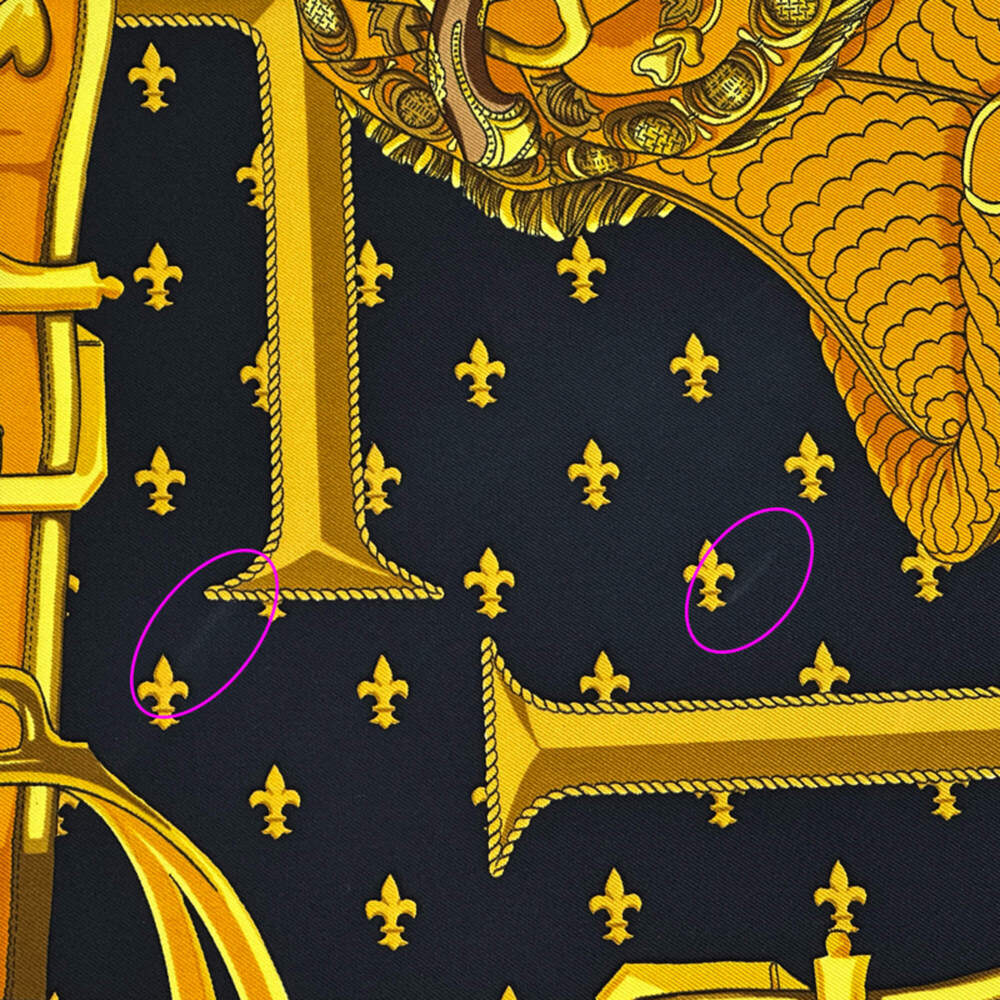HERMES Authentic Black Silk Scarf - Picture 10 of 10